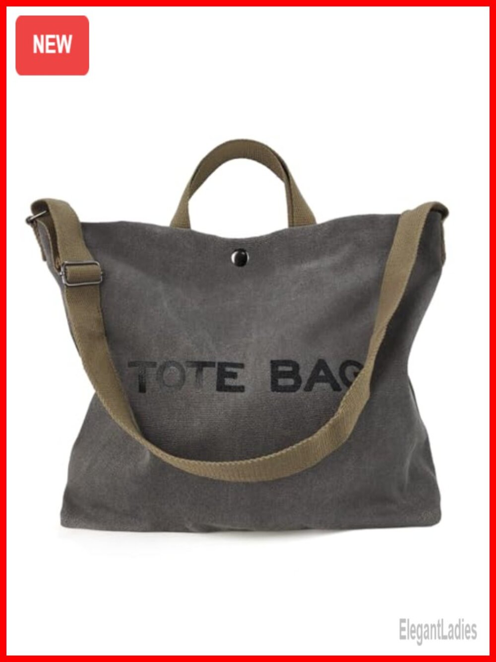 Canvas Tote Bag Large Crossbody Shoulder Top Handle Travel Handbag